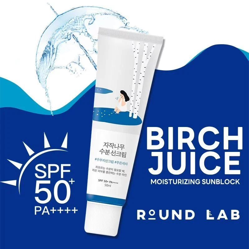 Round Lab - Birch Juice Moisturizing Sunscreen SPF 50+ PA++++ - 50ml - Image 4