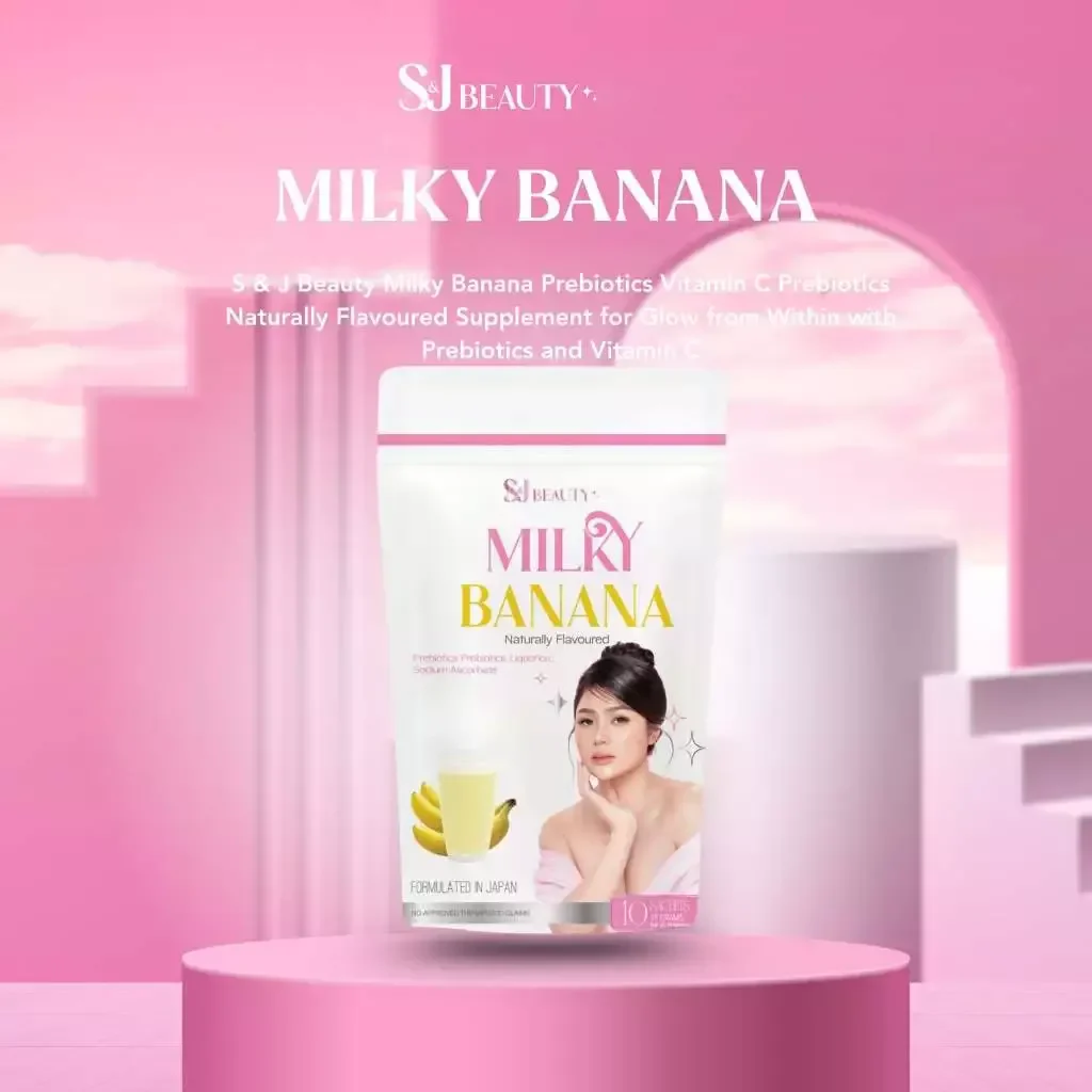 S&J Beauty Milky Banana – 15g x 10 Sachets (150g Total) - Image 5