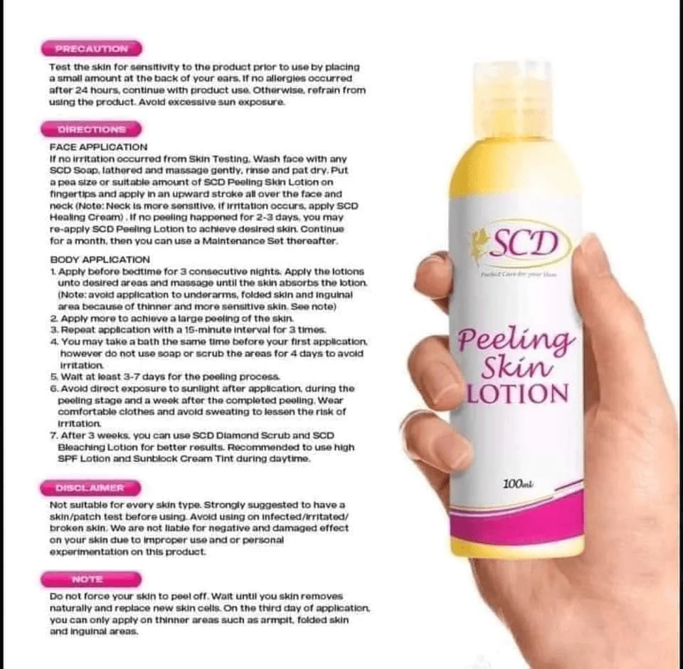SCD Peeling Skin Lotion - 100ml - Image 5