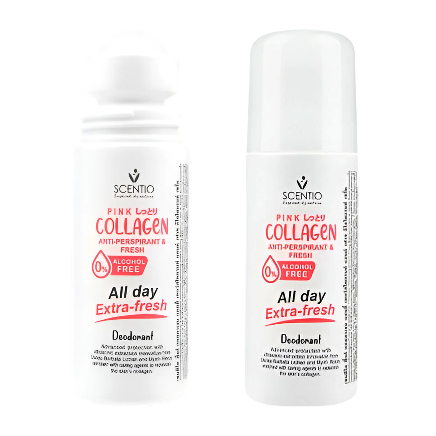 Scentio Pink Collagen Anti-Perspirant & Extra-Fresh Deodorant – 50ml - Image 2