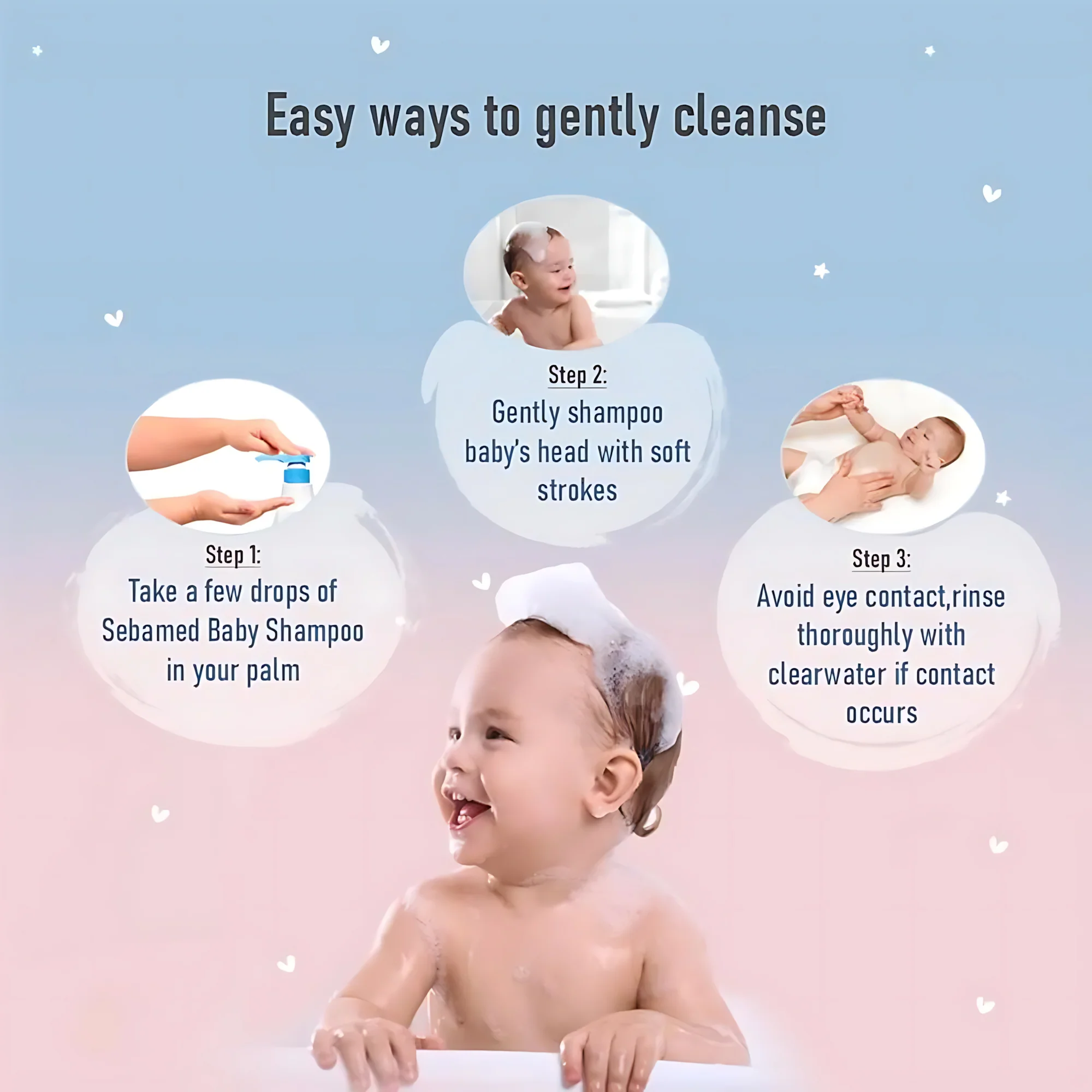 Sebamed Baby Shampoo with Chamomile – 50ml - Image 2
