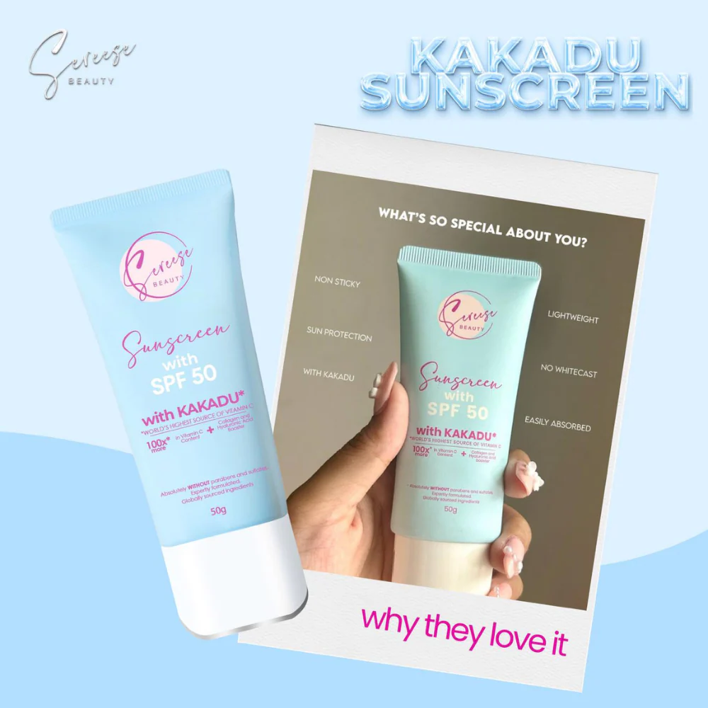 Sereese Beauty Sunscreen With SPF50 With Kadaku - 50g - Image 4