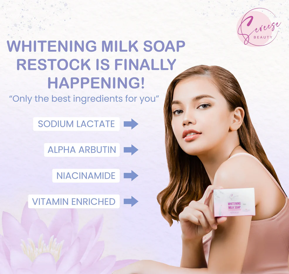 Sereese Beauty Whitening Milk Soap - 100g - Image 6