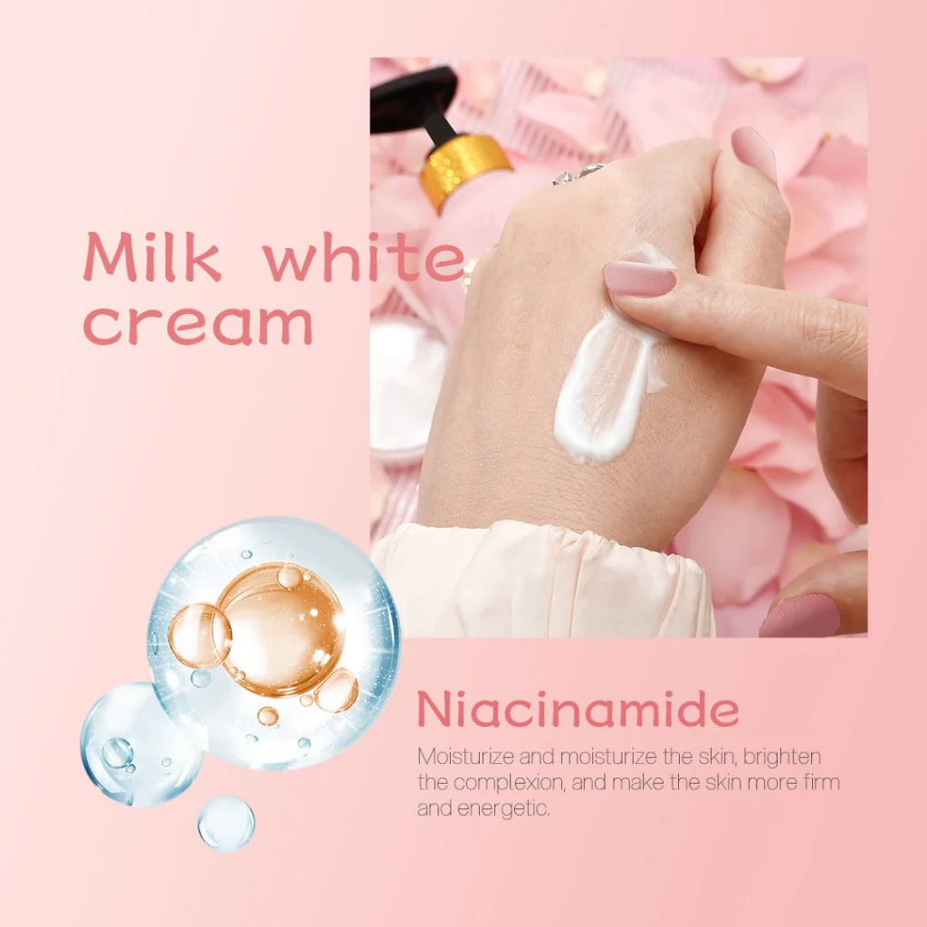 Shawill Sakura Niacinamide Whitening Body Lotion - 500ml - Image 4