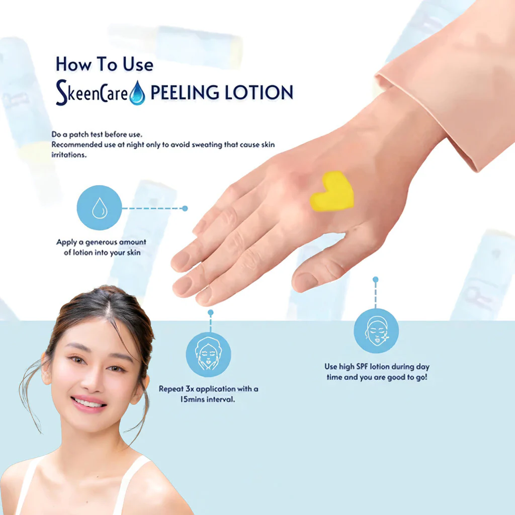 SkeenCare Extra Strength Peeling Lotion – 100ml - Image 7