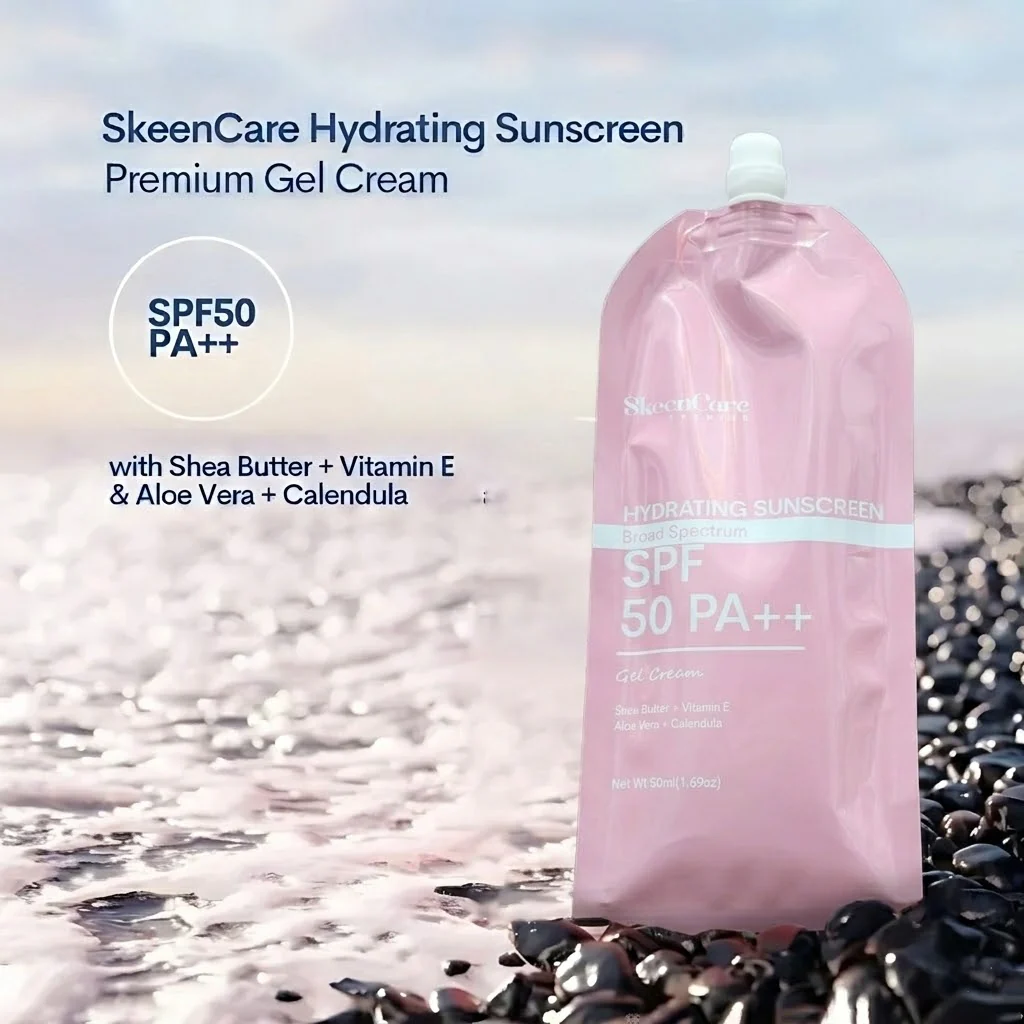 SkeenCare Hydrating Sunscreen Gel Cream SPF 50 PA++ – 50g - Image 2