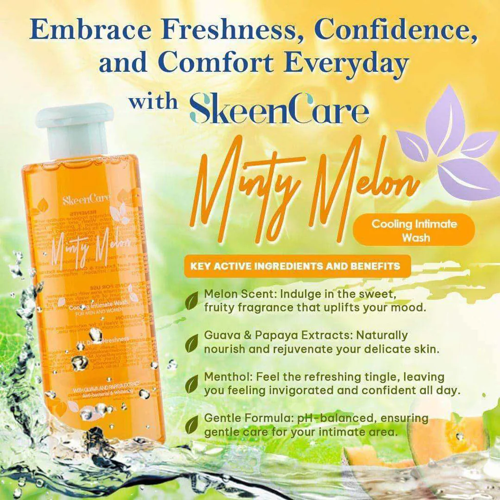 SkeenCare Minty Melon Cooling Intimate Wash - 150ml - Image 4