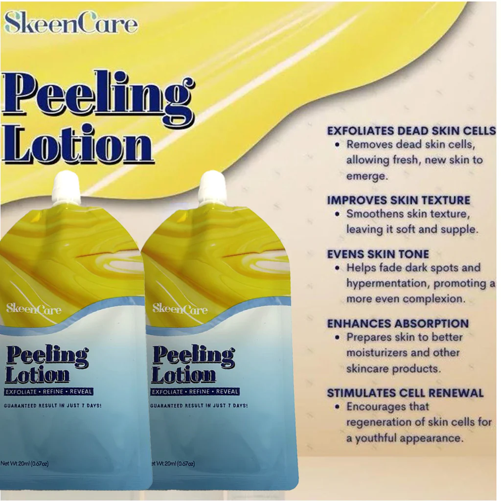 SkeenCare Peeling Lotion - 20ml Sachet - Image 2