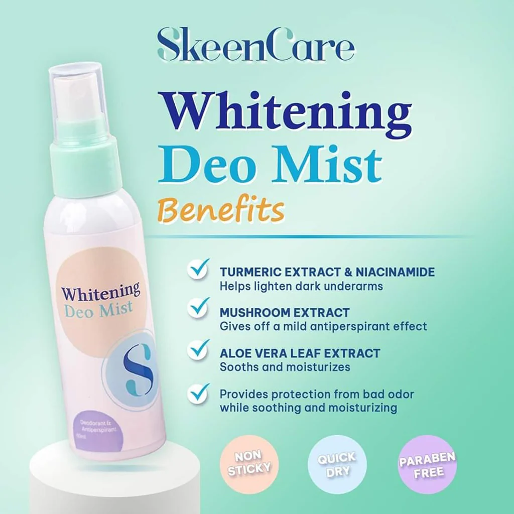 SkeenCare Whitening Deo Mist – 60ml - Image 3