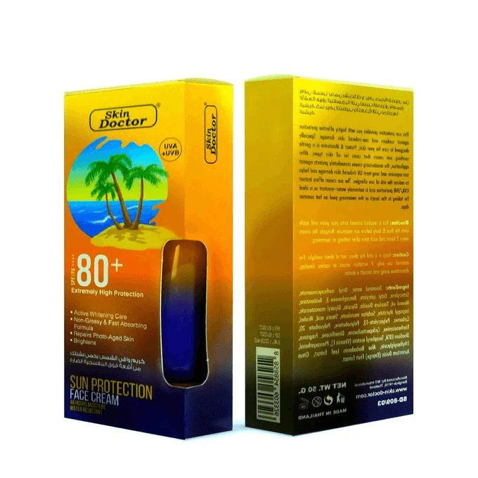 Skin Doctor Extremely High Sun Protection Face Cream SPF 80+ - 50g - Image 4