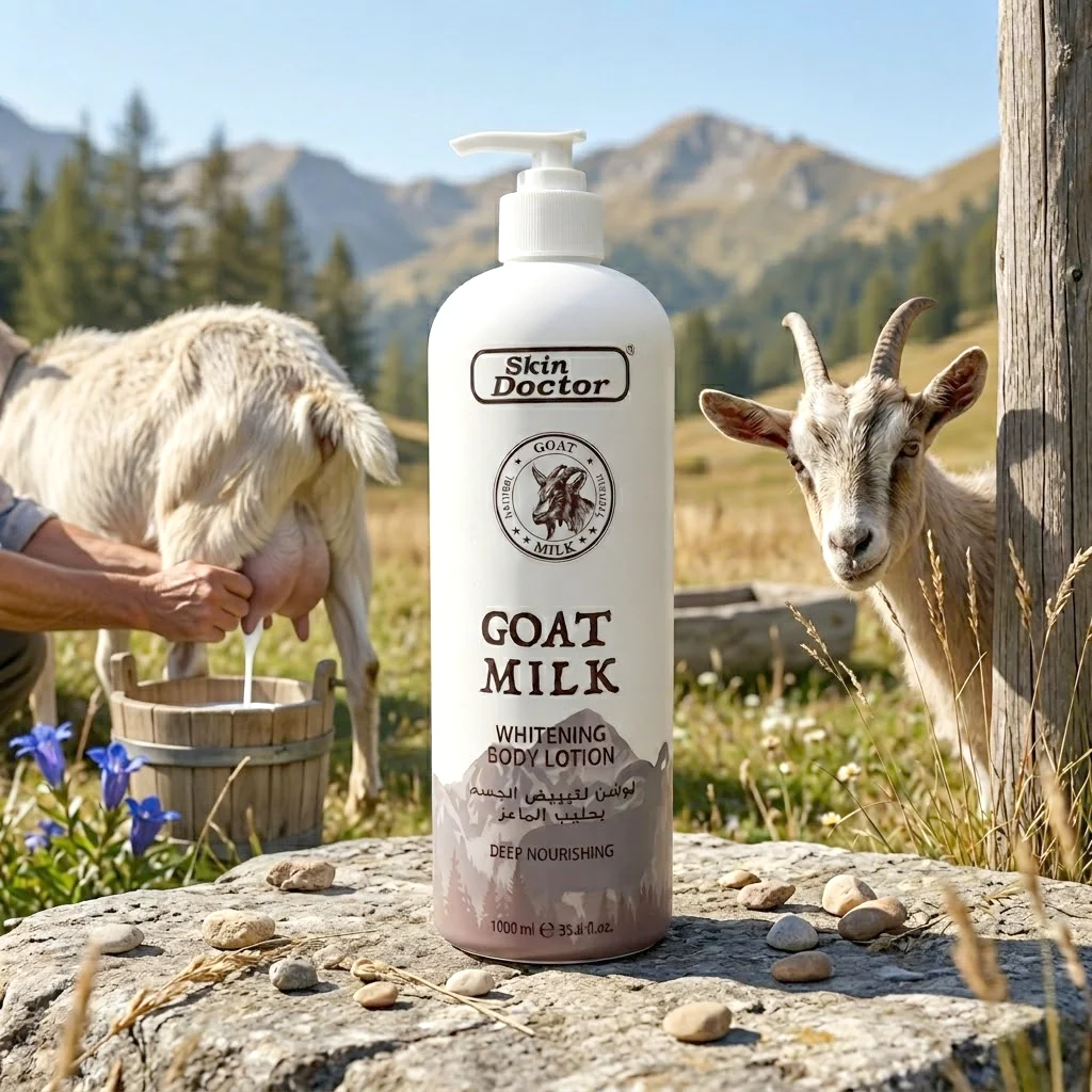 Skin Doctor Goat Milk Whitening Body Wash (1000ml) - Image 2