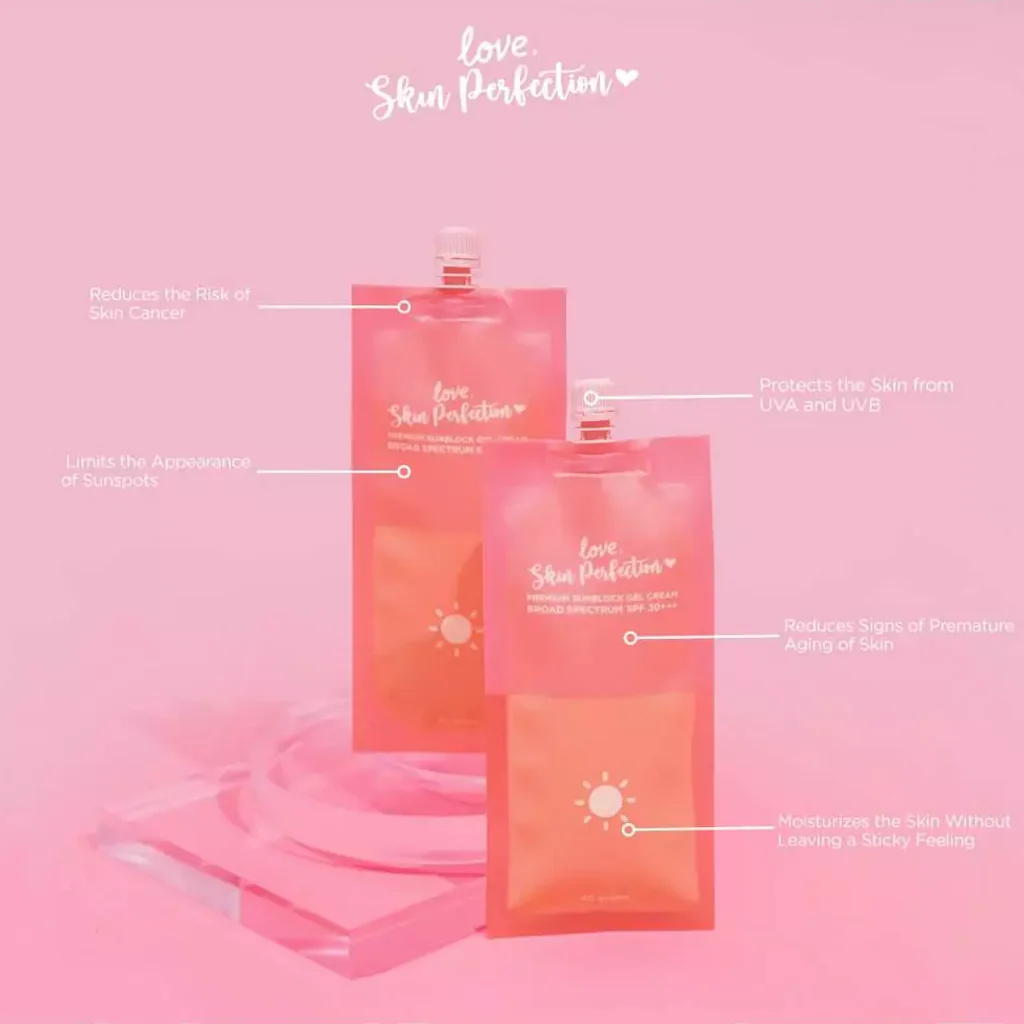 love Skin Perfection Sunblock Gel Cream SPF30+++ - 40g - Image 3