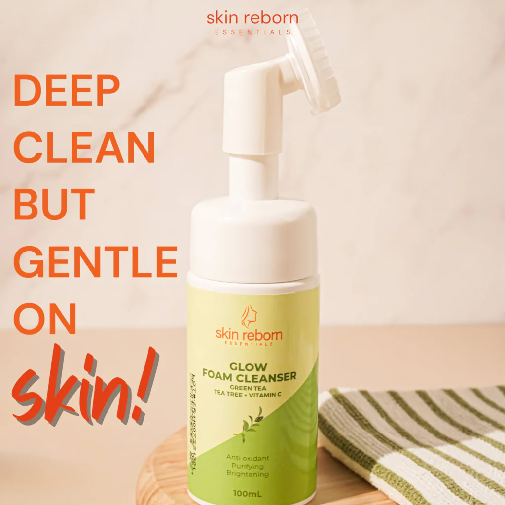 Skin Reborn Essentials Glow Foam Cleanser - 100ml - Image 2