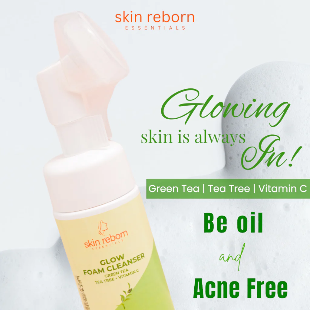 Skin Reborn Essentials Glow Foam Cleanser - 100ml - Image 7