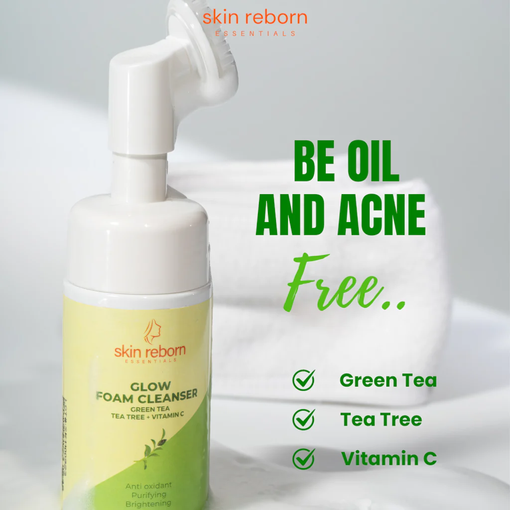 Skin Reborn Essentials Glow Foam Cleanser - 100ml - Image 9