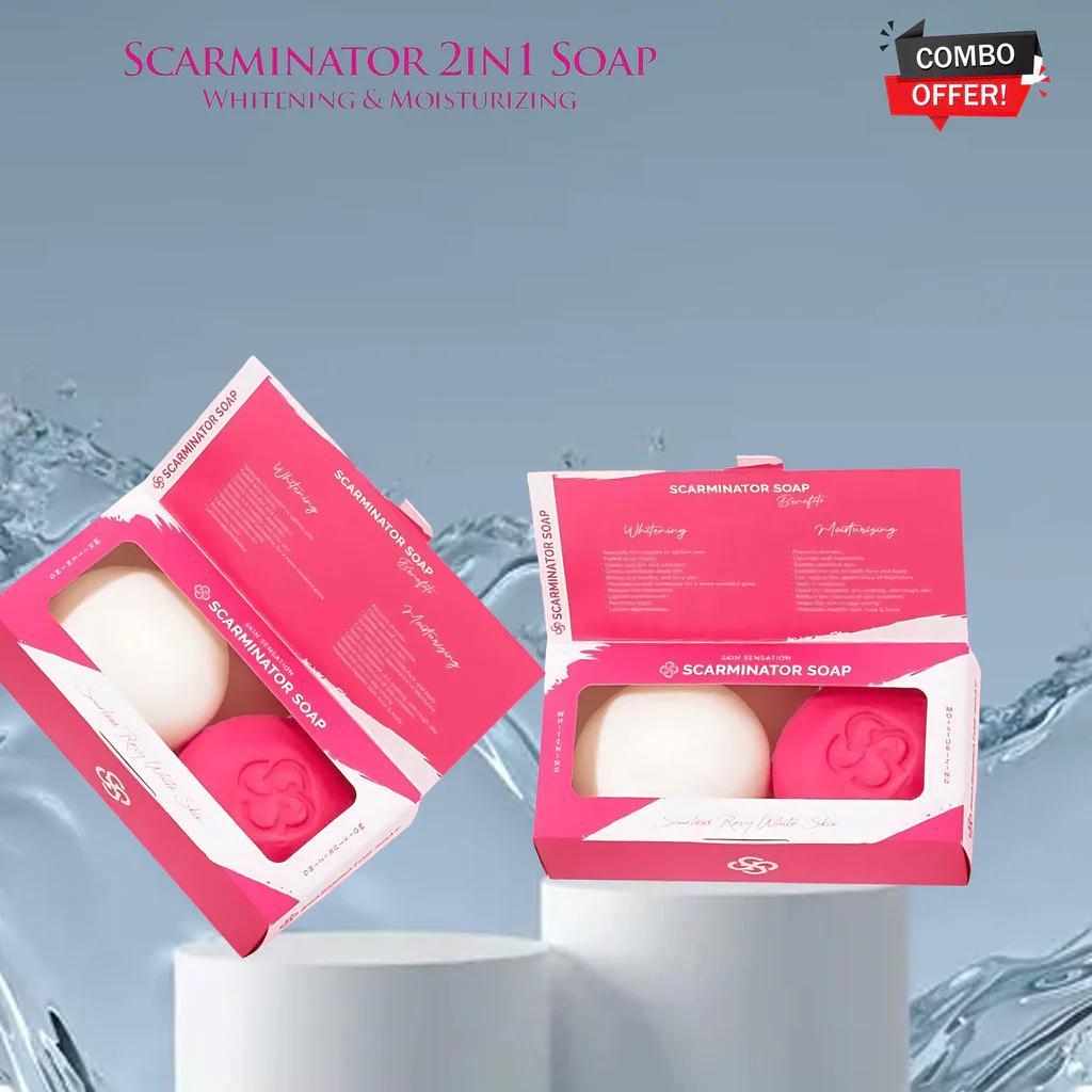 Skin Sensation Scarminator 2-in-1 Soap β Combo Pack (4 x 100g, Total 400g) - Image 3