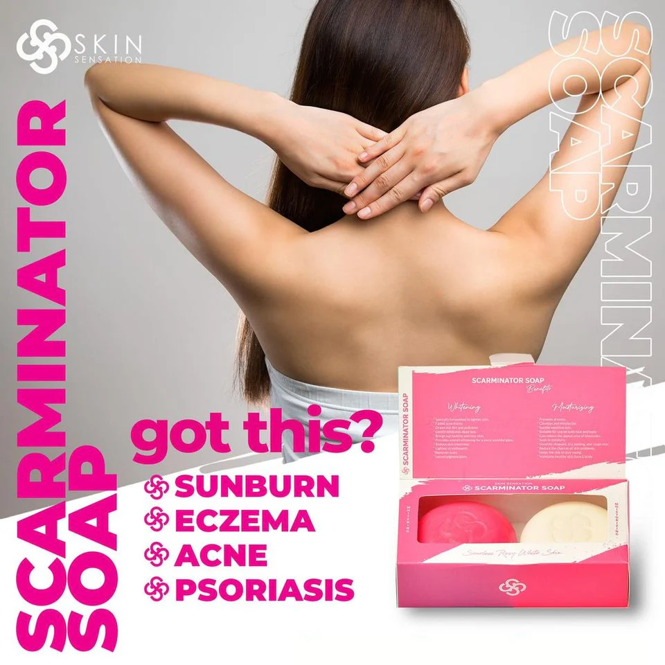 Skin Sensation Scarminator 2-in-1 Soap β Combo Pack (4 x 100g, Total 400g) - Image 6