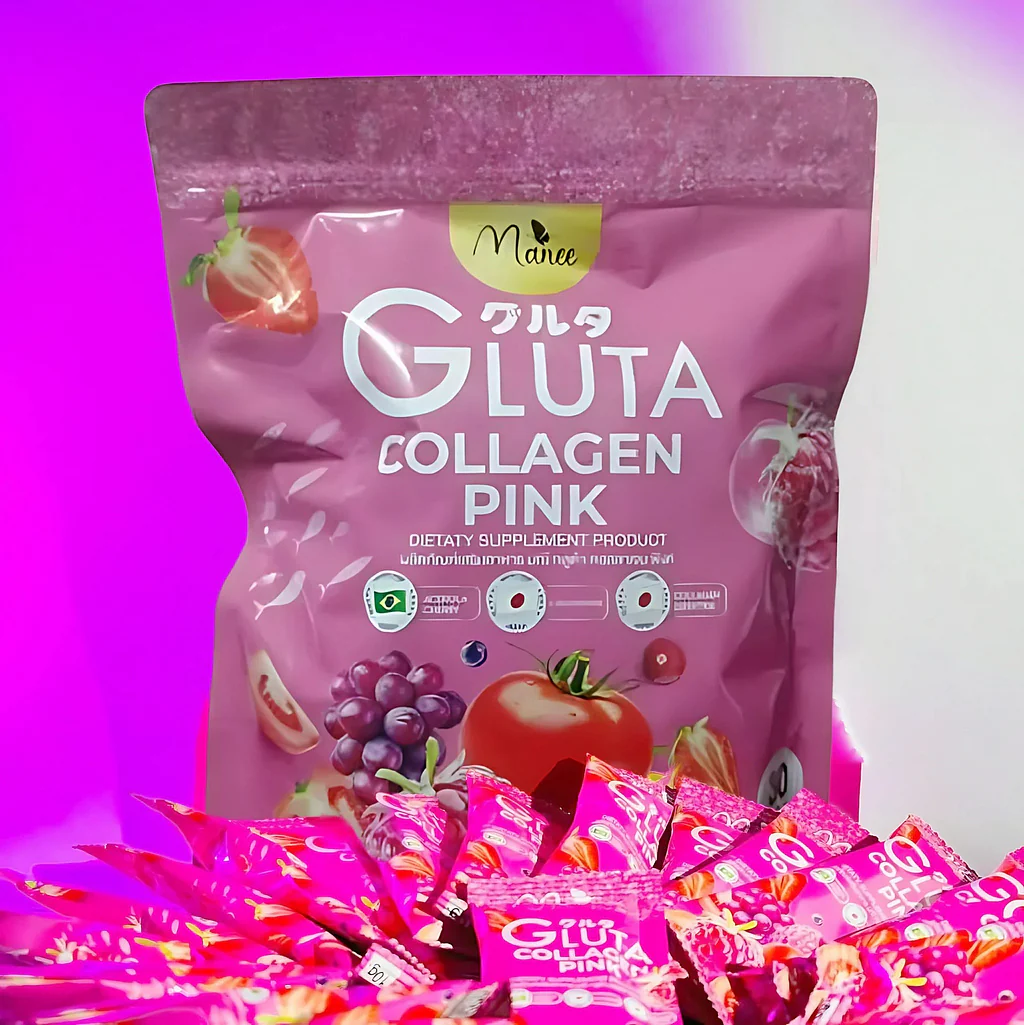 Manee Gluta Collagen Pink – 30 Sachets × 10g Each - Image 12