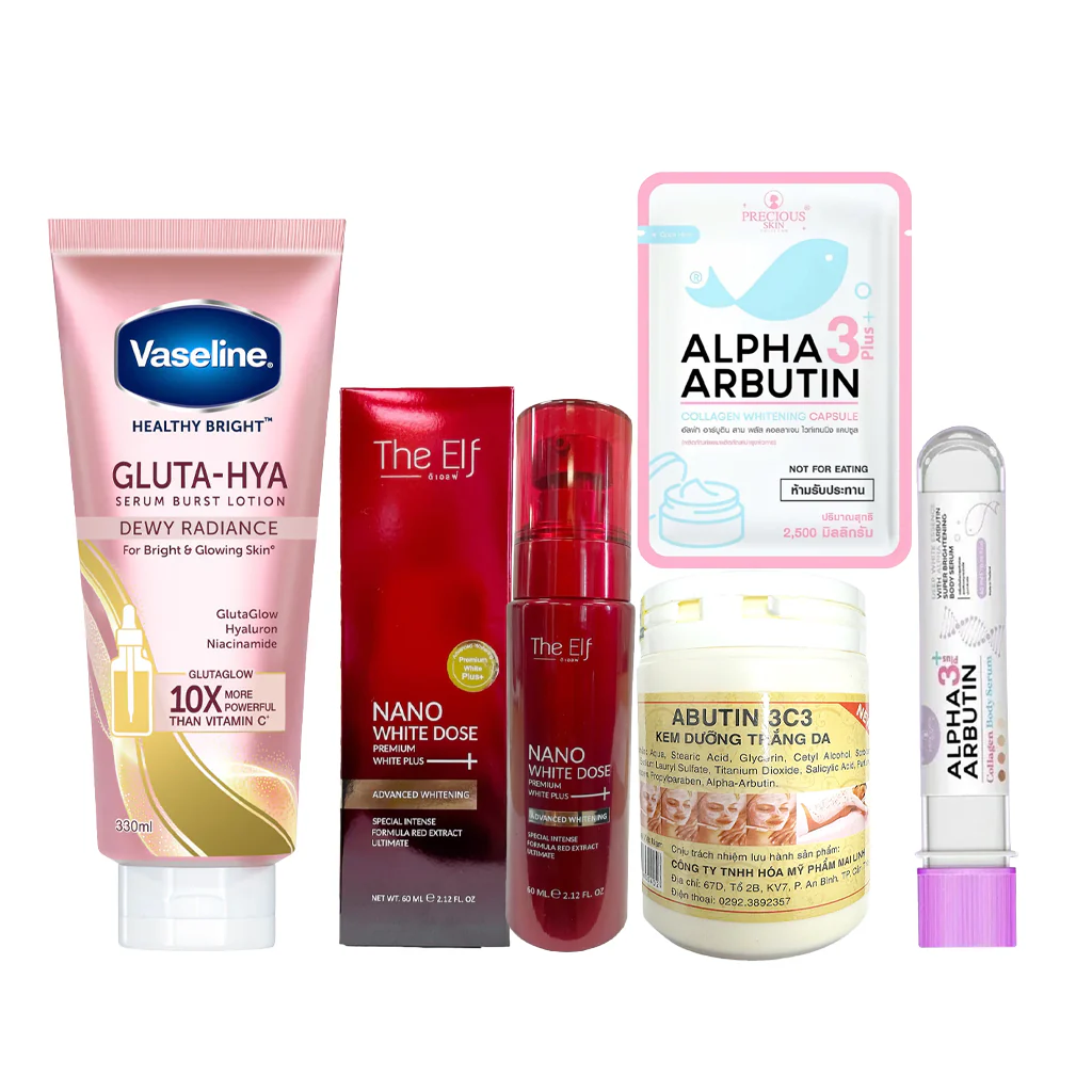 Skincare Whitening & Brightening Complete Combo Set - Image 14