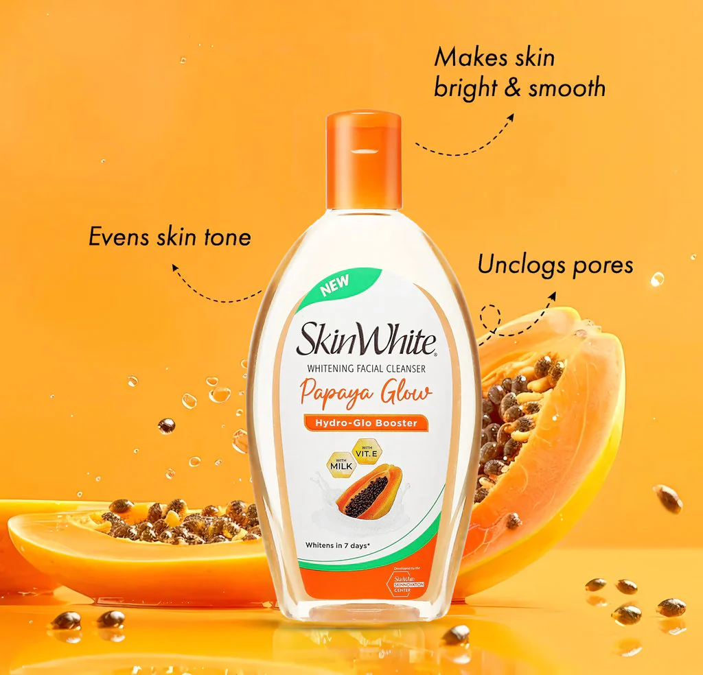 SkinWhite Papaya Glow Whitening Facial Cleanser – 135ml - Image 7