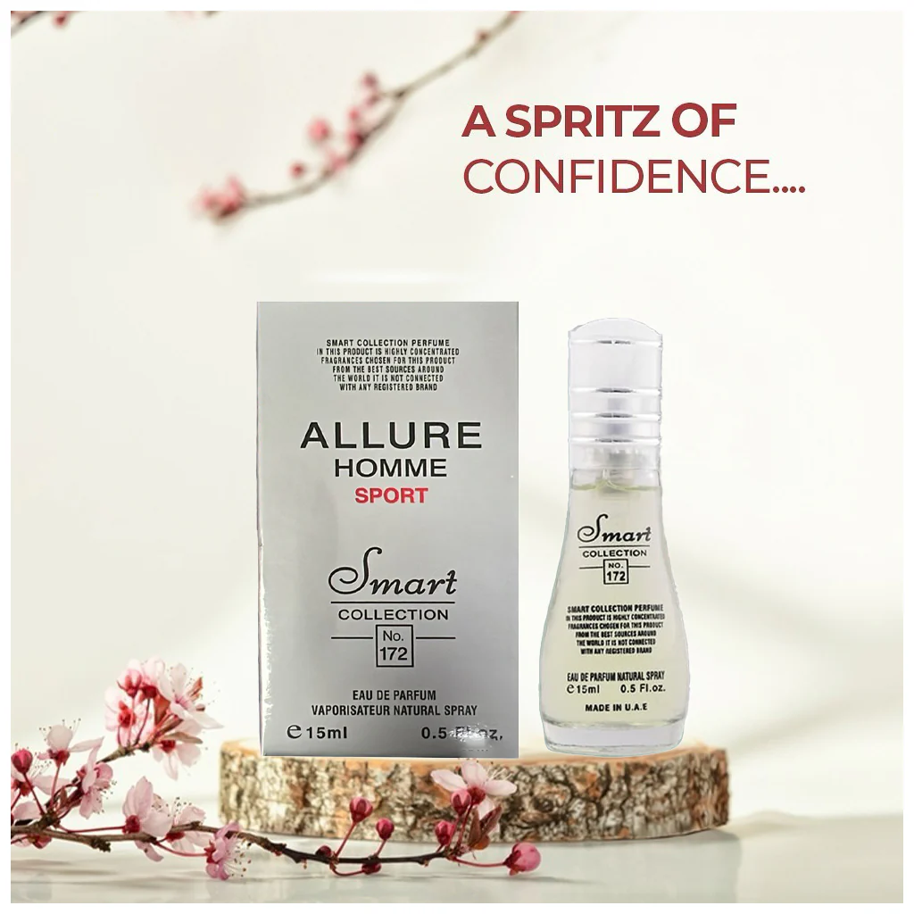 Smart Collection Allure No. 172 Perfume for Men – 15ml Eau de Parfum - Image 7