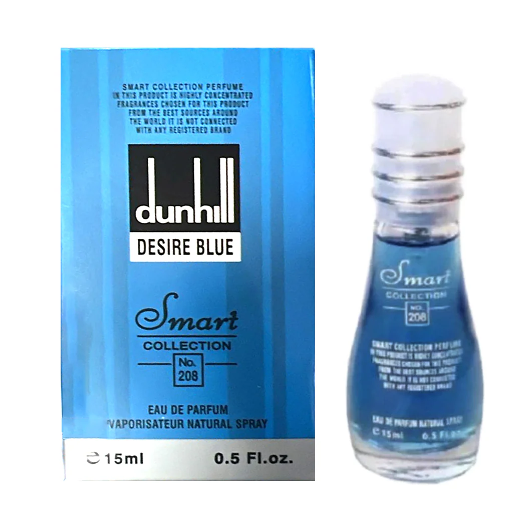 Smart Collection No. 208 Dunhill Desire Blue Eau de Parfum for Men – 15ml - Image 2