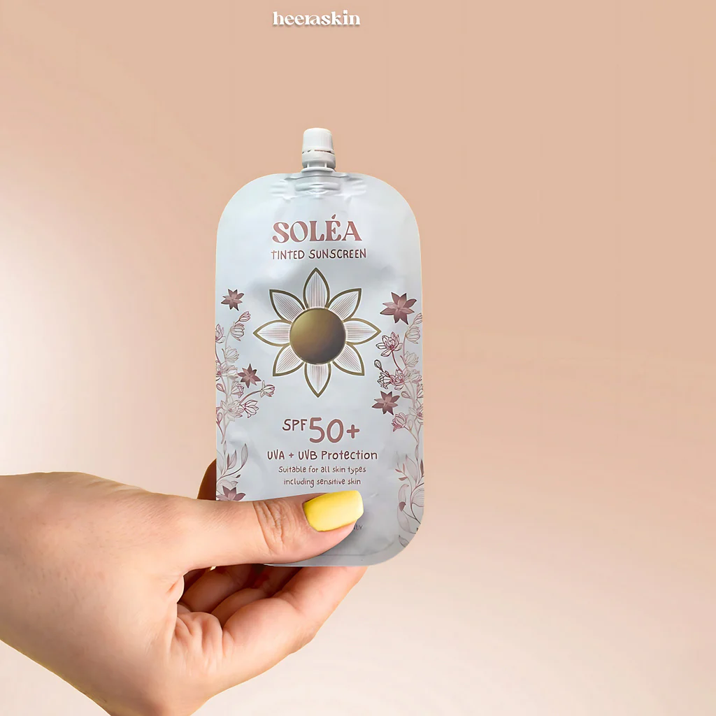 Solea Tinted Sunscreen SPF 50+ UVA/UVB – 50g - Image 4