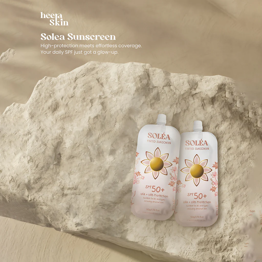 Solea Tinted Sunscreen SPF 50+ UVA/UVB – 50g - Image 6
