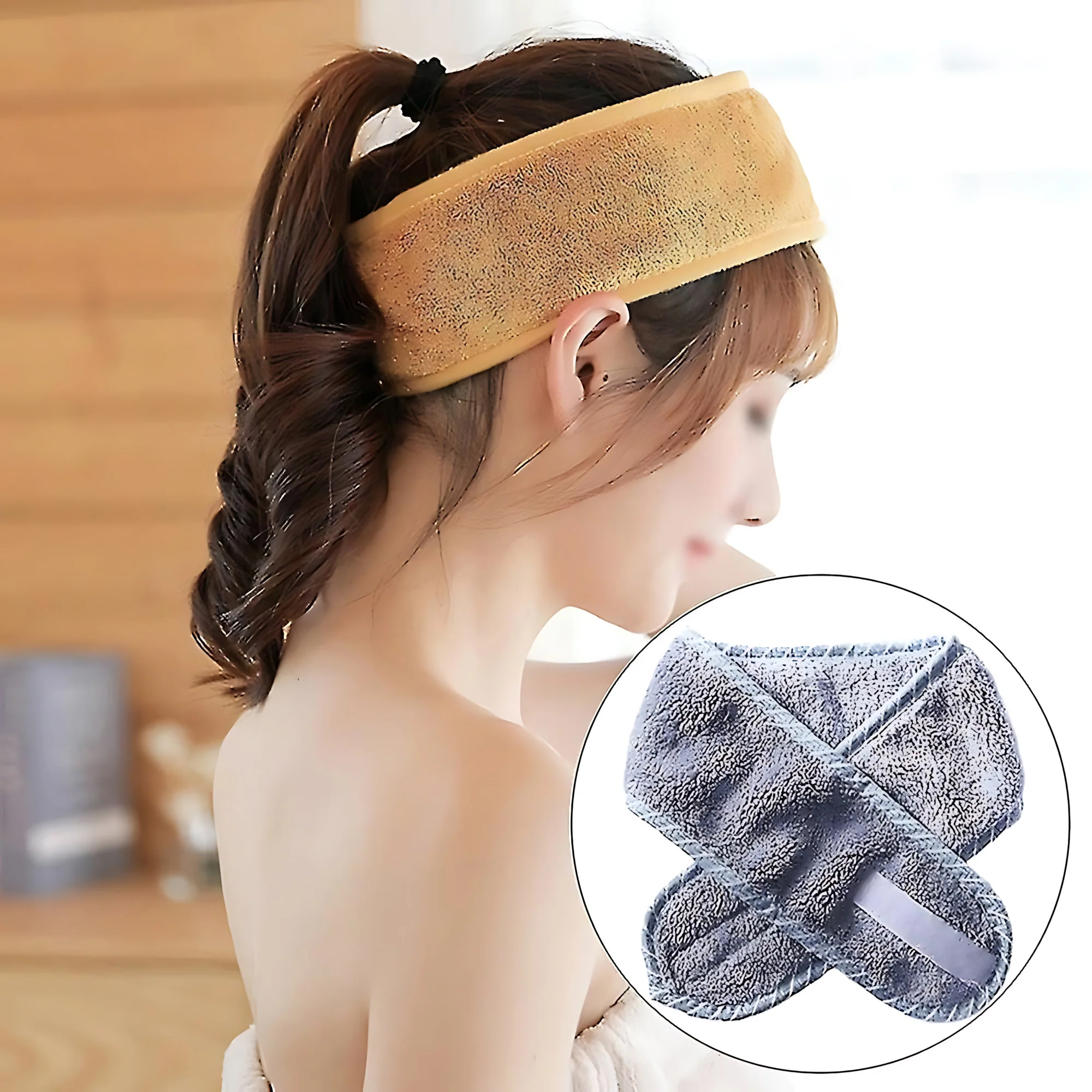Spa Headband Sweat Towels – Adjustable, Non-Slip & Washable - Image 5