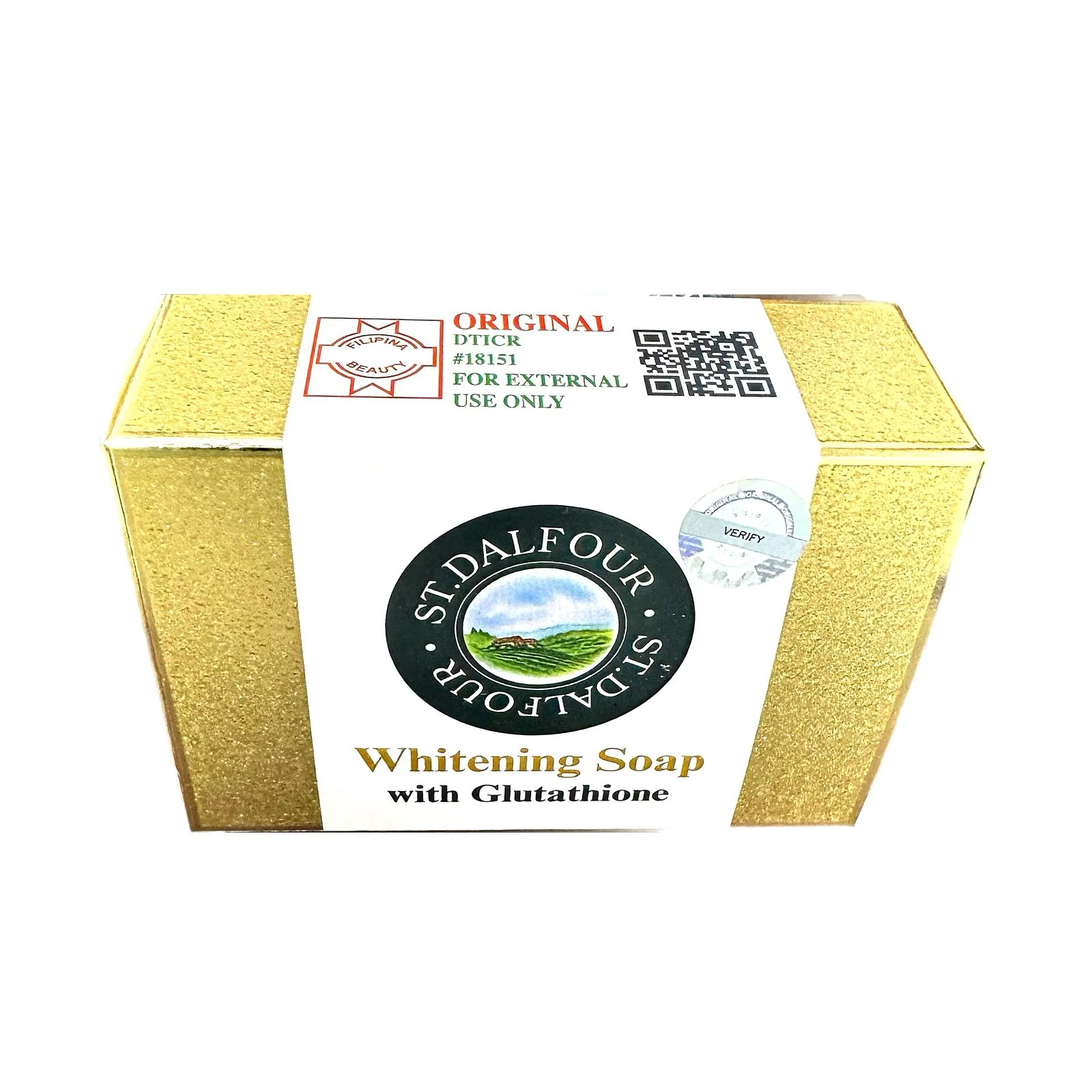St Dalfour Whitening Soap With Glutathione - 135g - Image 2