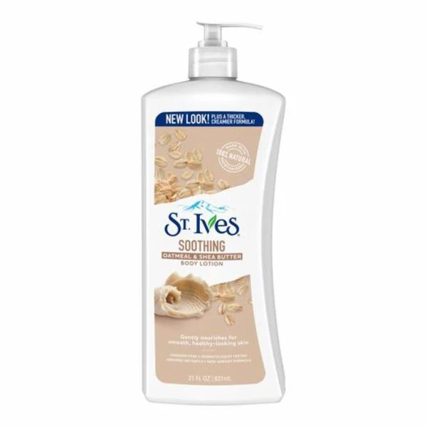 St Ives Soothing Body Lotion, Oatmeal & Shea Butter - 621ml