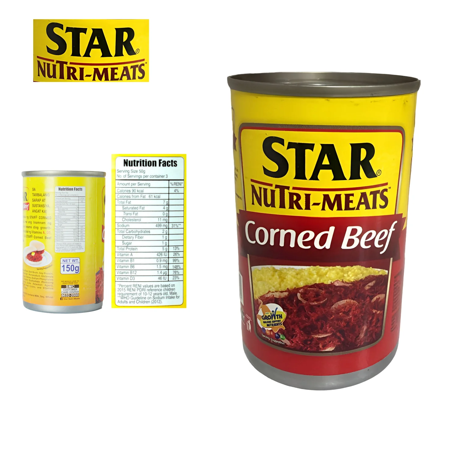 Star Nutri Meats Corned Beef – 150g - Image 4