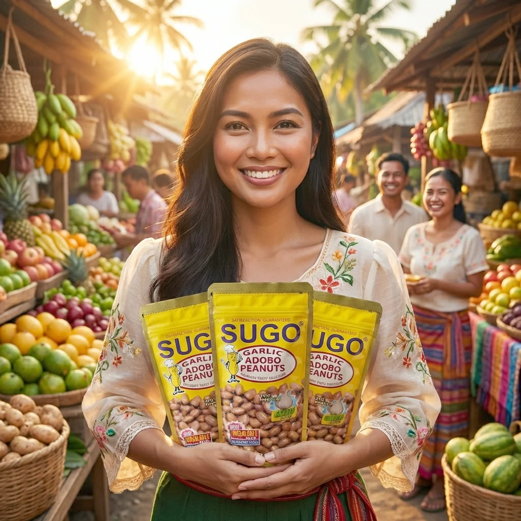 Sugo Garlic Adobo Peanuts – 100g (3pcs Combo) - Image 2