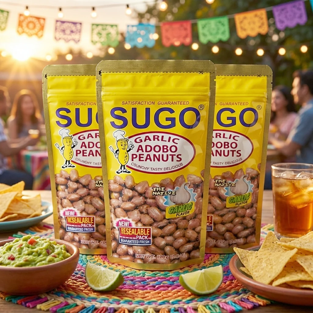 Sugo Garlic Adobo Peanuts – 100g (3pcs Combo) - Image 3