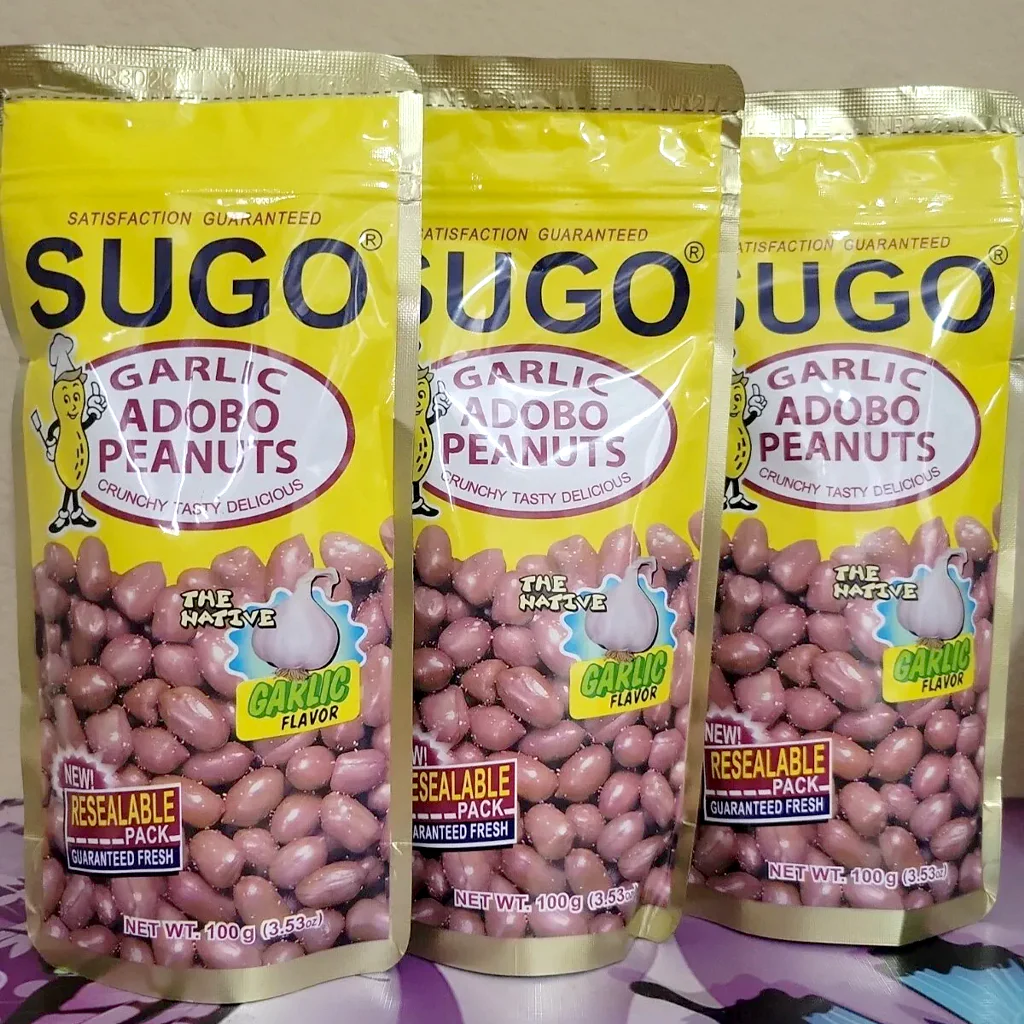 Sugo Garlic Adobo Peanuts – 100g (3pcs Combo) - Image 5