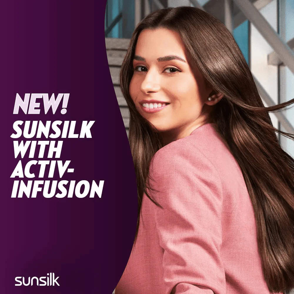 Sunsilk New Activ Infusion Stunning Black Shine Shampoo - 400ml - Image 3