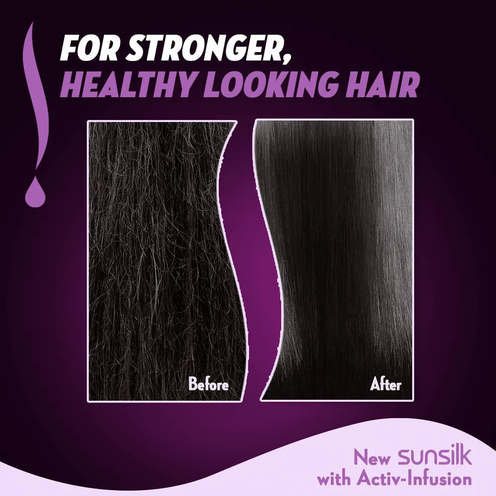Sunsilk New Activ Infusion Stunning Black Shine Shampoo - 400ml - Image 4