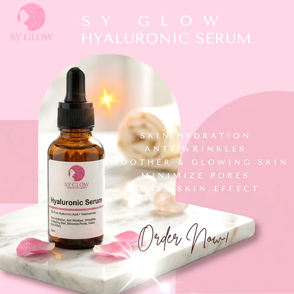 SY Glow Hyaluronic Serum – 30ml - Image 2
