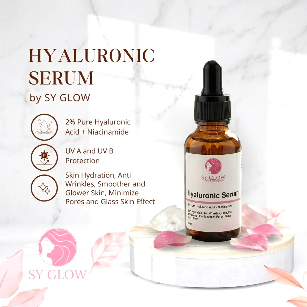SY Glow Hyaluronic Serum – 30ml - Image 3