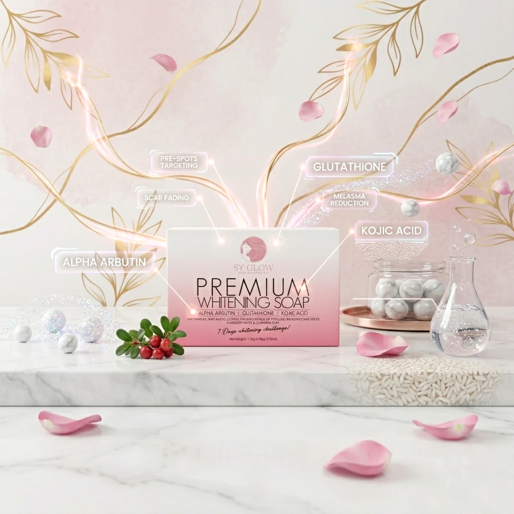 SY Glow Premium Whitening Soap – 135g - Image 2