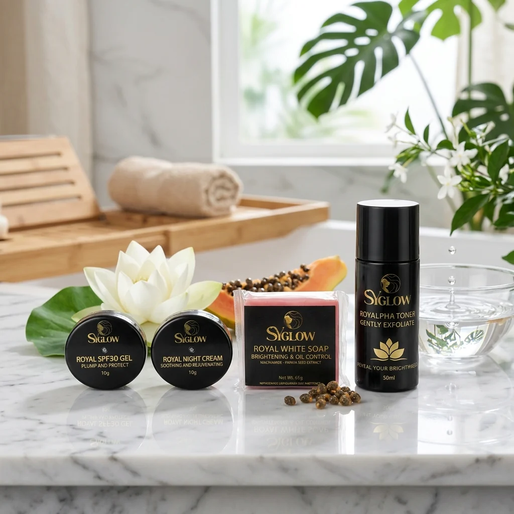 SY Glow Royal White Set – Complete 4-Step Skincare Routine - Image 6