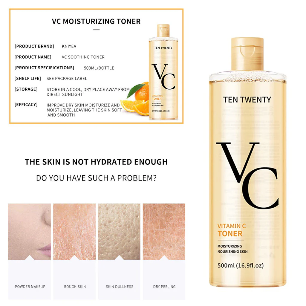 VC Ten Twenty Vitamin C Toner β 500ml - Image 4