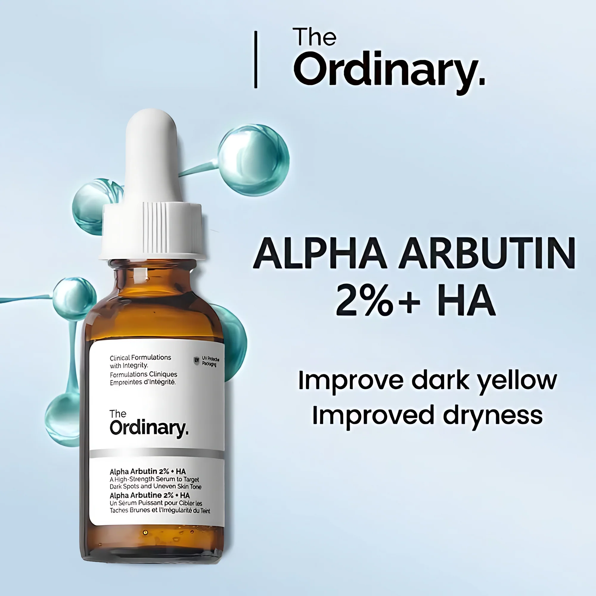 The Ordinary Alpha Arbutin 2% + HA Serum – 30ml (Original) - Image 5