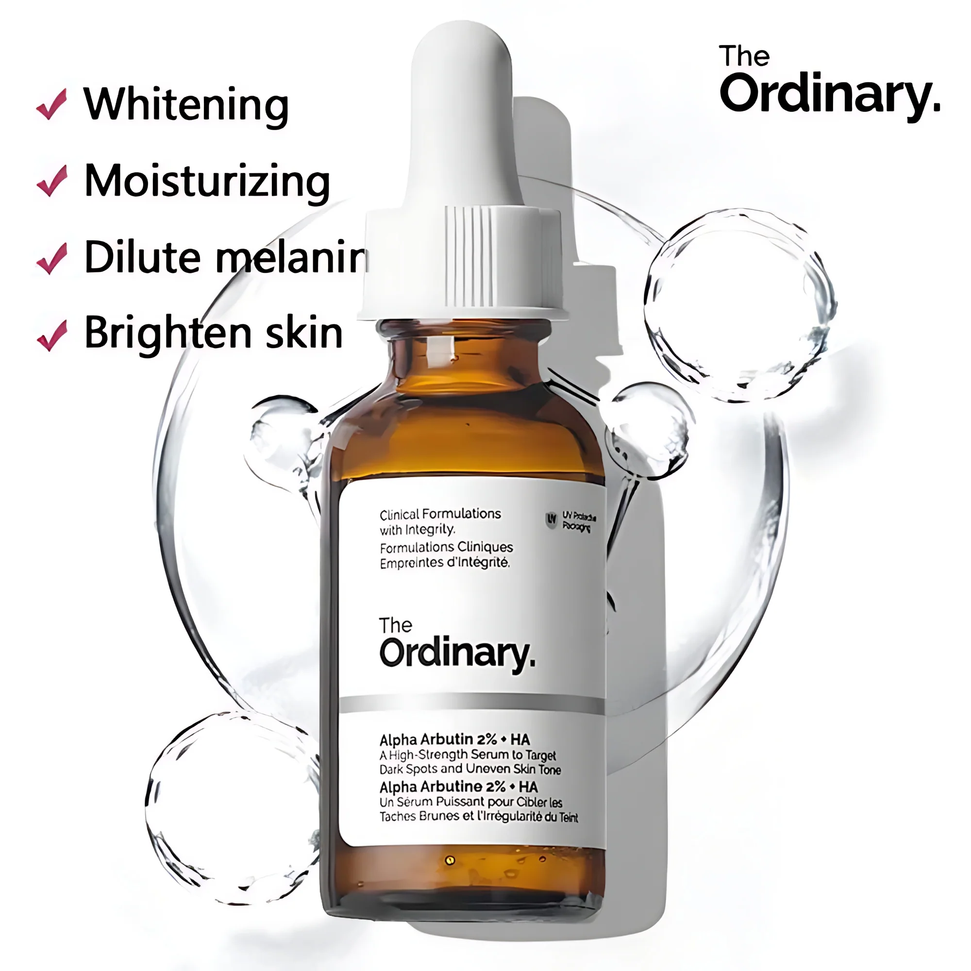 The Ordinary Alpha Arbutin 2% + HA Serum – 30ml (Original) - Image 9