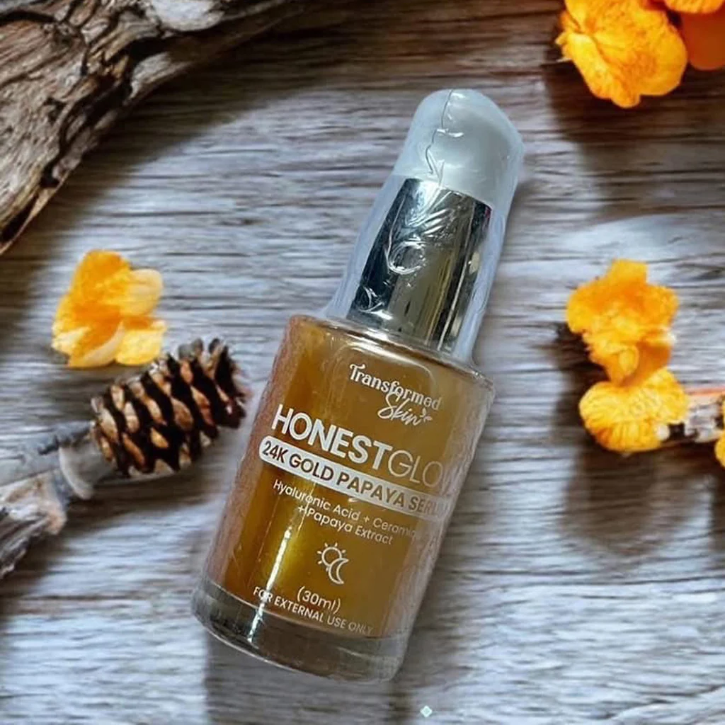 Honest Glow 24K Gold Papaya Serum - 30ml - Image 5