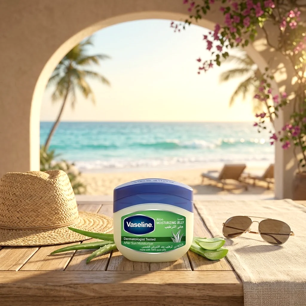Vaseline Aloe Healing Jelly After Sun Moisturiser – 250ml - Image 2