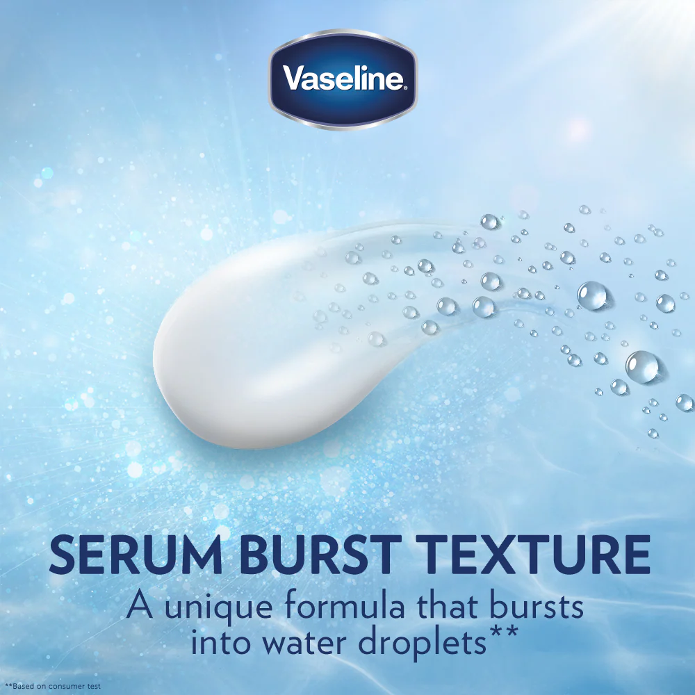 Vaseline Gluta-Hya Serum Burst Lotion Dewy Radiance - 330ml - Image 10
