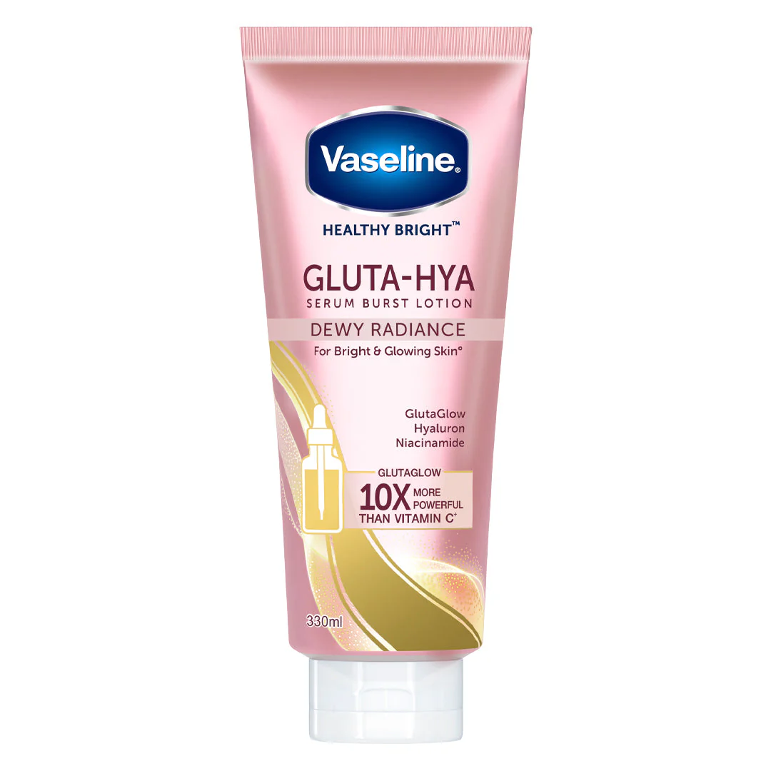 Vaseline Gluta-Hya Serum Burst Lotion Dewy Radiance - 330ml - Image 2