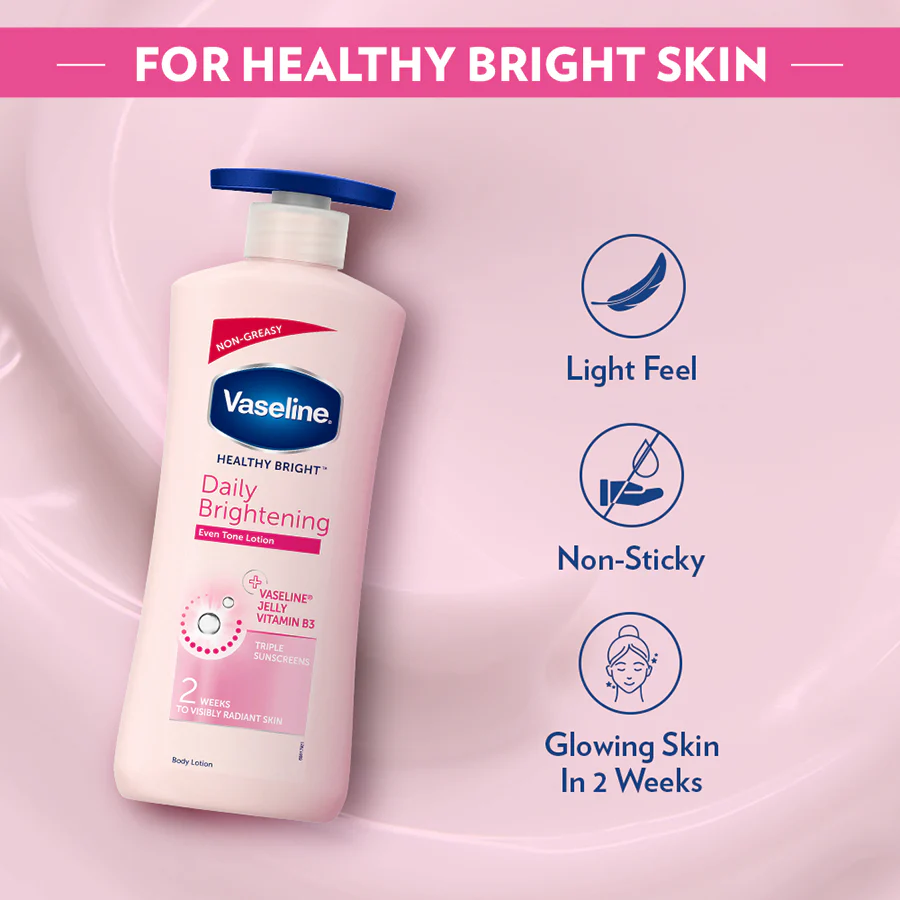 Vaseline Healthy Bright Daily Brightening Body Lotion - 725ml - Image 3