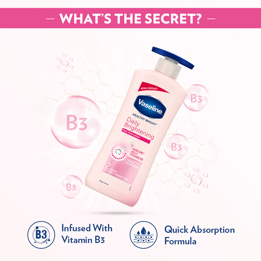 Vaseline Healthy Bright Daily Brightening Body Lotion - 725ml - Image 4